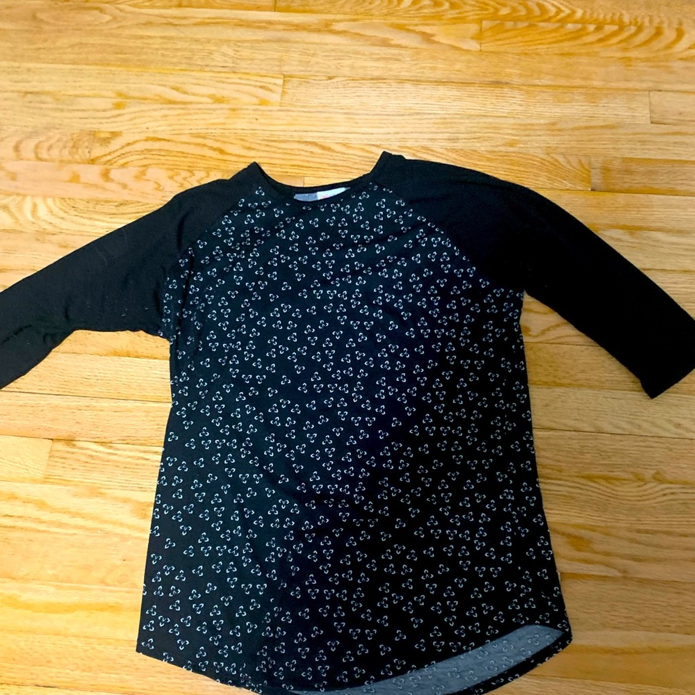 Lularoe Randy Baseball Shirt black